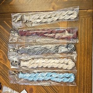 Braided wristlet strap or keychain. Choose your color!